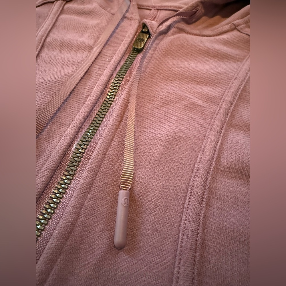 Lululemon Loungeful Cropped Hoodie Sweatshirt Women’s Size 4 Purple - Picture 3 of 13